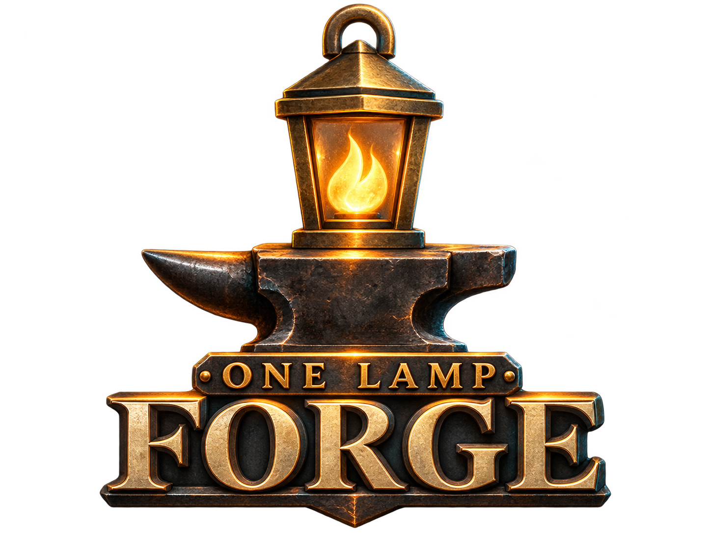 One Lamp Forge — 3D náhled úvodu hry